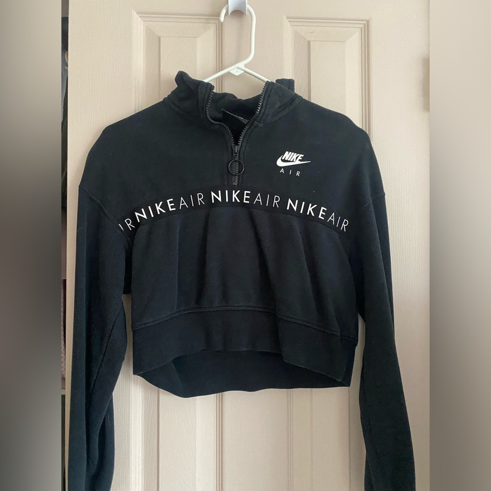 Nike cropped quarter zip